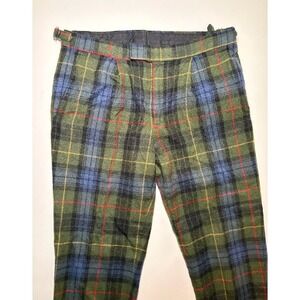 Brooks Brothers Men's Wool Milano Fit Plaid Pants | 34 X 34